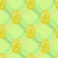 geometrisch naadloos patroon met eggs.vector illustration vector