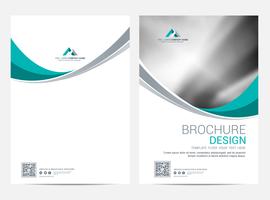 Brochure lay-out sjabloon, cover ontwerp achtergrond vector