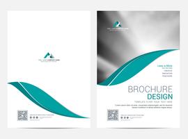 Brochure lay-out sjabloon, cover ontwerp achtergrond vector