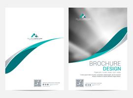 Brochure lay-out sjabloon, cover ontwerp achtergrond vector