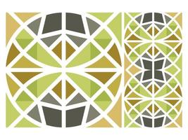 abstracte geometrische vorm decoratie naadloze patroon ontwerp vector gratis