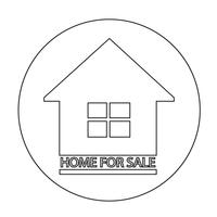 Home For Sale-pictogram vector