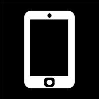 smartphone pictogram vectorillustratie vector