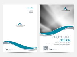 Brochure lay-out sjabloon, cover ontwerp achtergrond vector