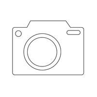 Camera pictogram vectorillustratie vector