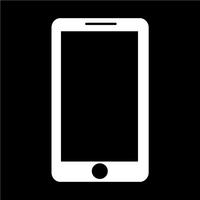 smartphone pictogram vectorillustratie vector