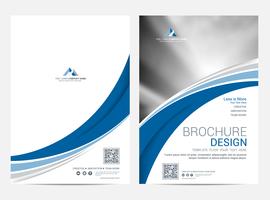 Brochure lay-out sjabloon, cover ontwerp achtergrond vector