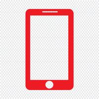 smartphone pictogram vectorillustratie vector