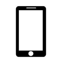 smartphone pictogram vectorillustratie vector