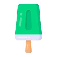 een popsicle ice candy flat icon vector