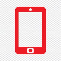 smartphone pictogram vectorillustratie vector