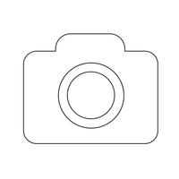 Camera pictogram vectorillustratie vector