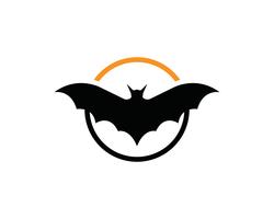 Bat logo en symbolen sjabloon vector