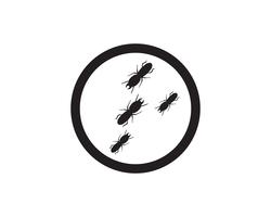 Ant Logo template vector illustratie ontwerp