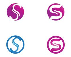 S-logo en symbolen sjabloon vector iconen