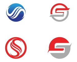 S-logo en symbolen sjabloon vector iconen