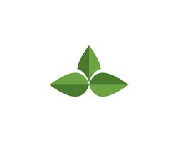 blad groene natuur logo en symbool sjabloon Vector