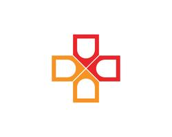 Ziekenhuis logo en symbolen sjabloon pictogrammen app, vector