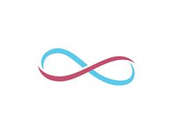 infinity logo en symbool sjabloon pictogrammen app vector