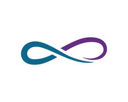 infinity logo en symbool sjabloon pictogrammen app vector