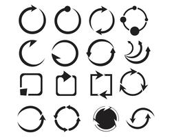 cirkel logo en symbolen Vectoren