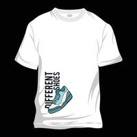 mockup vector t-shirt en typografie