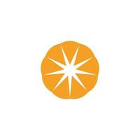 oranje logo ontwerp vector pictogram illustratie ontwerp