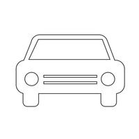 Auto pictogram vectorillustratie vector