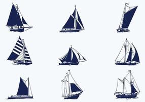 Zeilschip Vector Pack