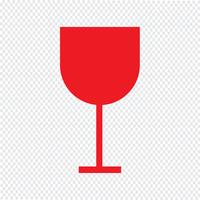 Drink pictogram vectorillustratie vector