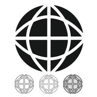 Globe vector pictogram