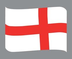 engeland vlag nationaal europa embleem symbool pictogram vector illustratie abstract ontwerp element