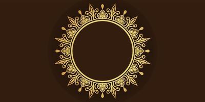 luxe sier gouden mandala islamitische achtergrond vector