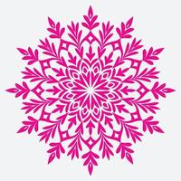 bloemen roze mandala vector ontwerp. stock illustratie