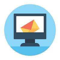 concepten voor e-mailschermen vector