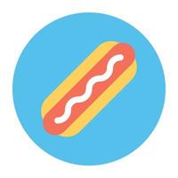 hotdog concepten vector