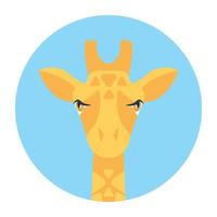 trendy girafconcepten vector