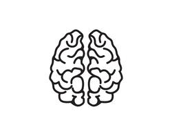 hersenen logo sjabloon en symbolen pictogrammen app