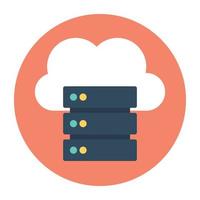 server cloud concepten vector