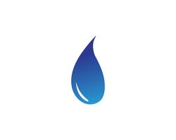 Waterdruppel logo sjabloon illustratie vector