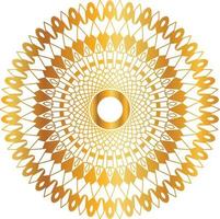 mandala-kunst met gouden verloop en koninklijk ontwerp vector
