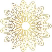 koninklijk mandala-ontwerp met gouden verloop, achtergrond, patroon vector