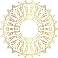 koninklijk mandala-ontwerp met gouden verloop, achtergrond, patroon vector