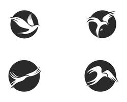 Vogel Logo sjabloon vectorillustratie vector