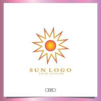 zon logo premium elegante sjabloon vector eps 10