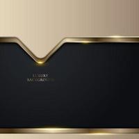 3d moderne luxe instagram sjabloonontwerp glanzende gouden glitter geometrische vector