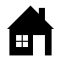 huis icoon. vectorillustratie geïsoleerd op een witte achtergrond vector