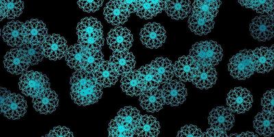 donkergroene vector achtergrond met willekeurige vormen.