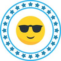 Vector Cool Emoji-pictogram