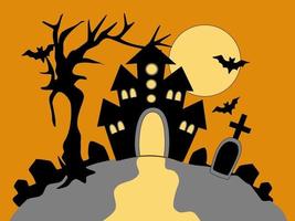 elementen voor halloween-decoraties vector